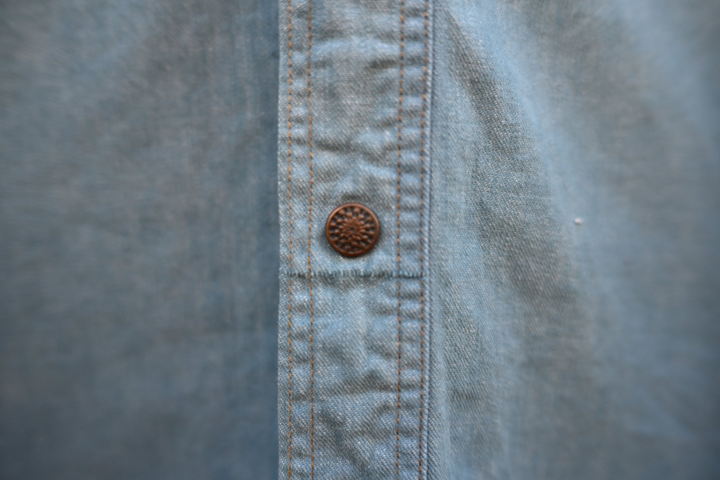 1970s Denim Snap Shirt