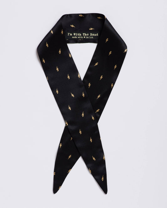 The Thunders Black Scarf Tie