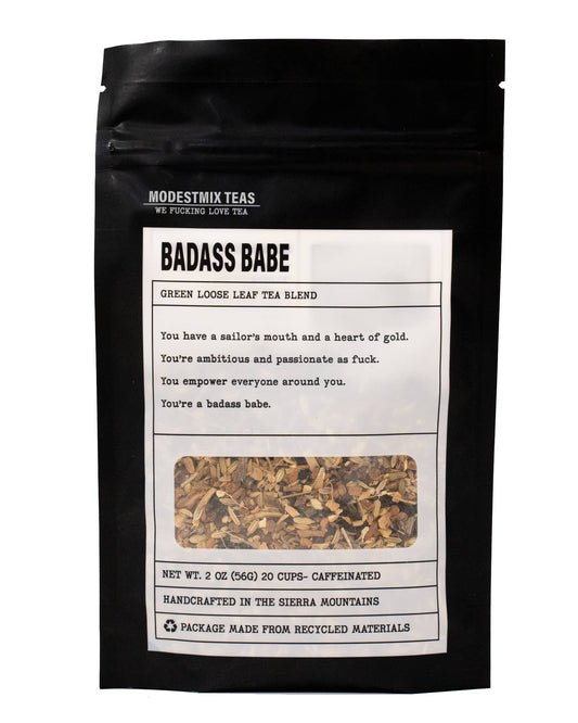 Badass Babe: spiced green loose leaf tea blend