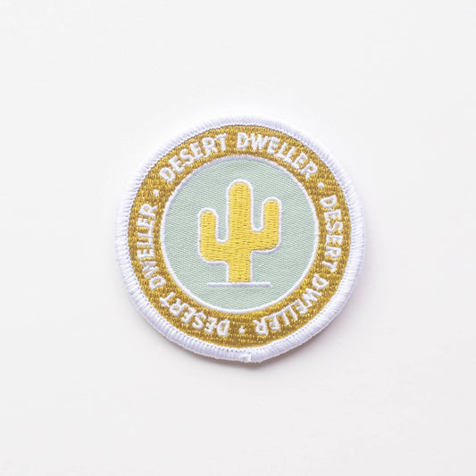 Desert Dweller Embroidered Iron on Patch: Yes