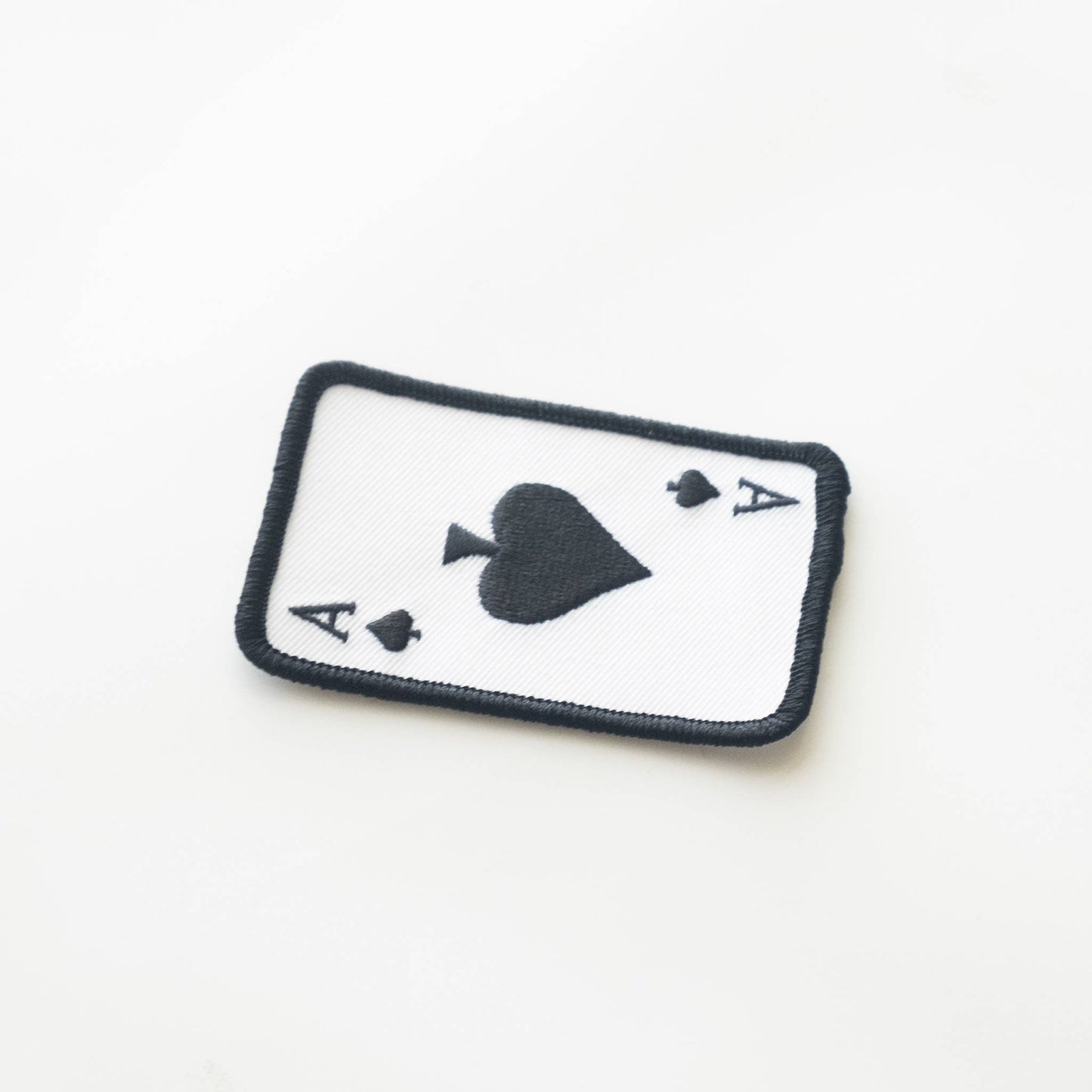 Ace of Spades Embroidered Iron on Patch: Yes
