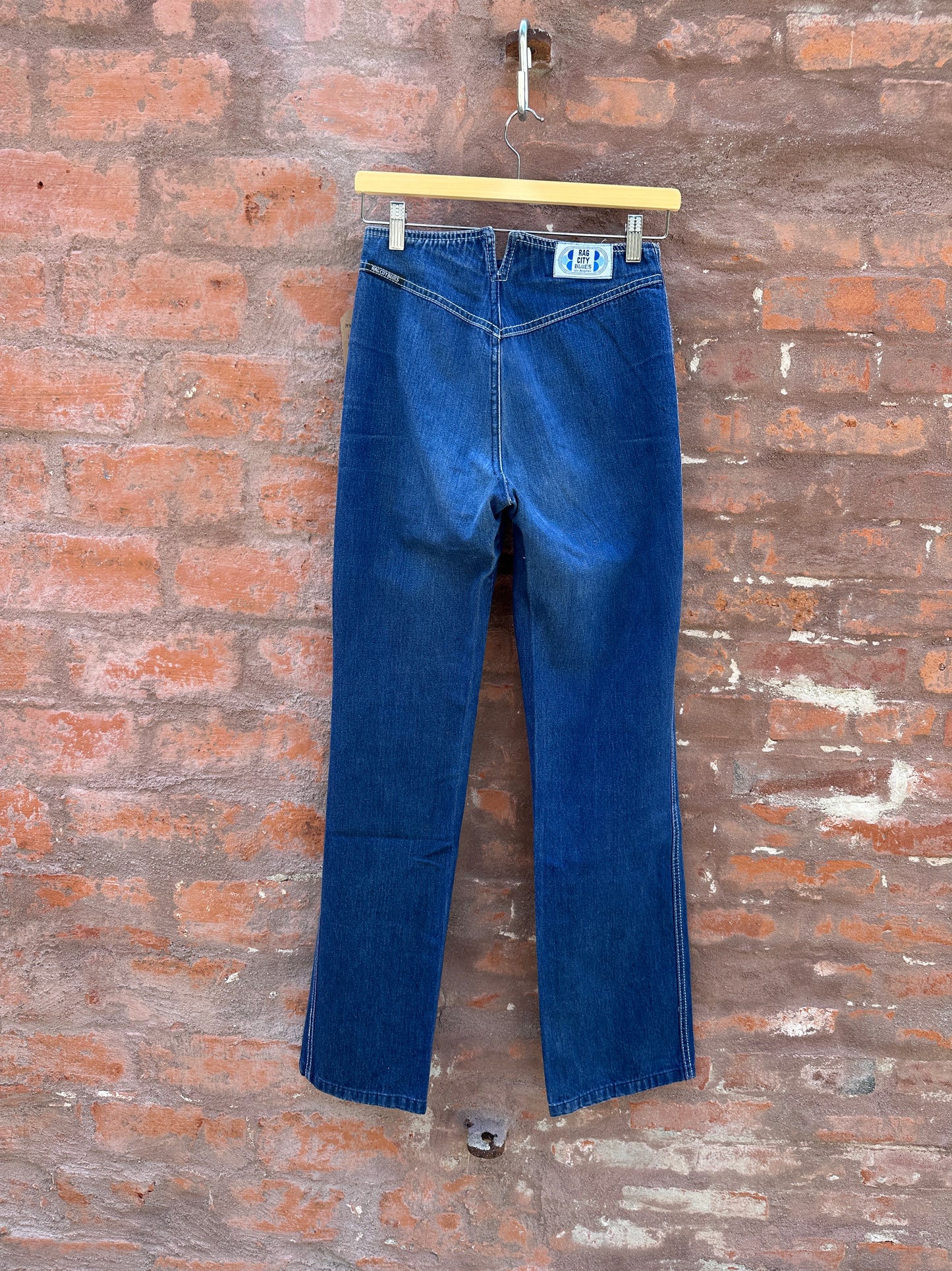 Rag City Blues Lace Front High Waist Jeans