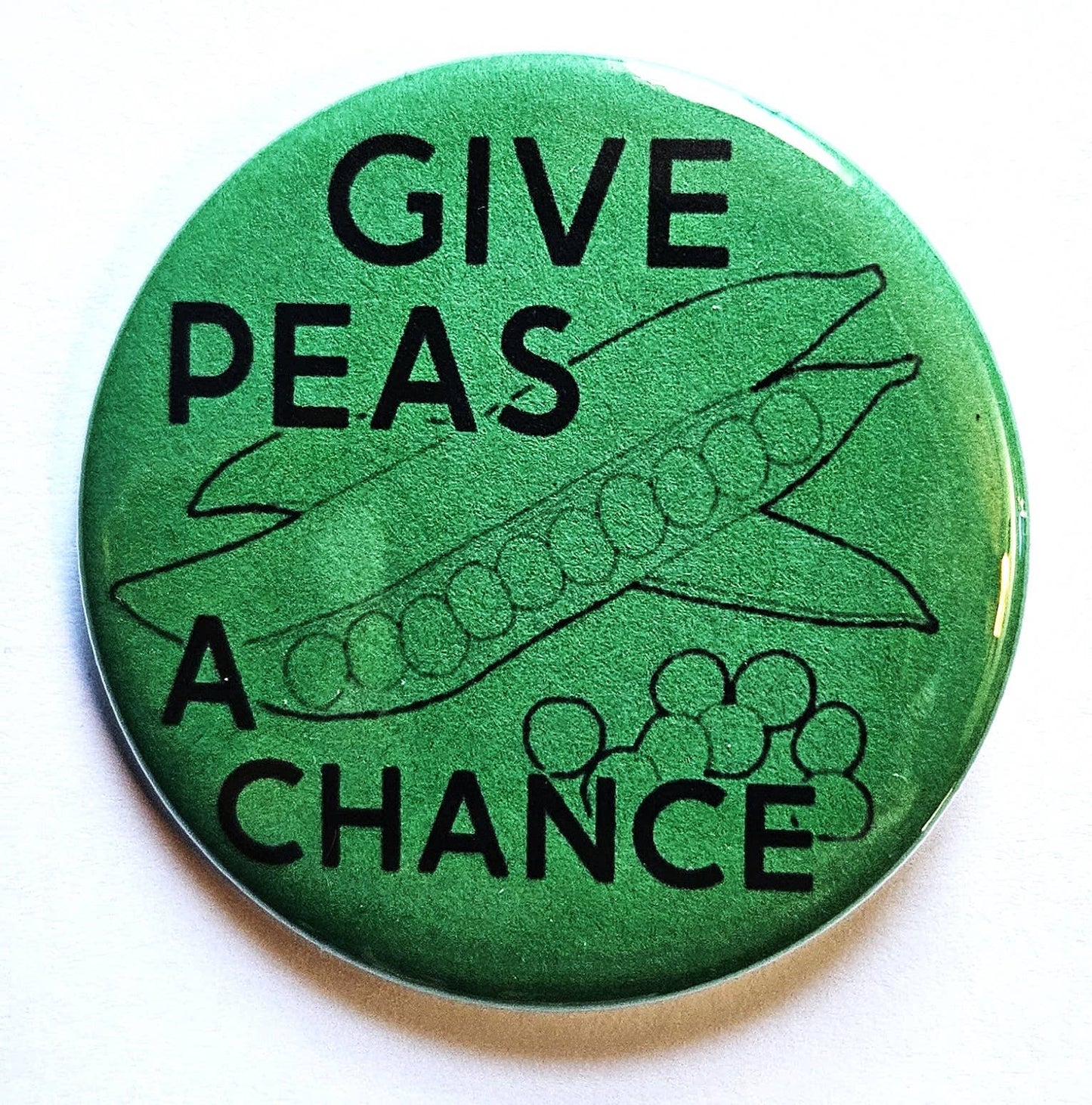Vintage Environmental Buttons Magnets & Openers. set 04: Hug a Tree / 1.25" Small Button