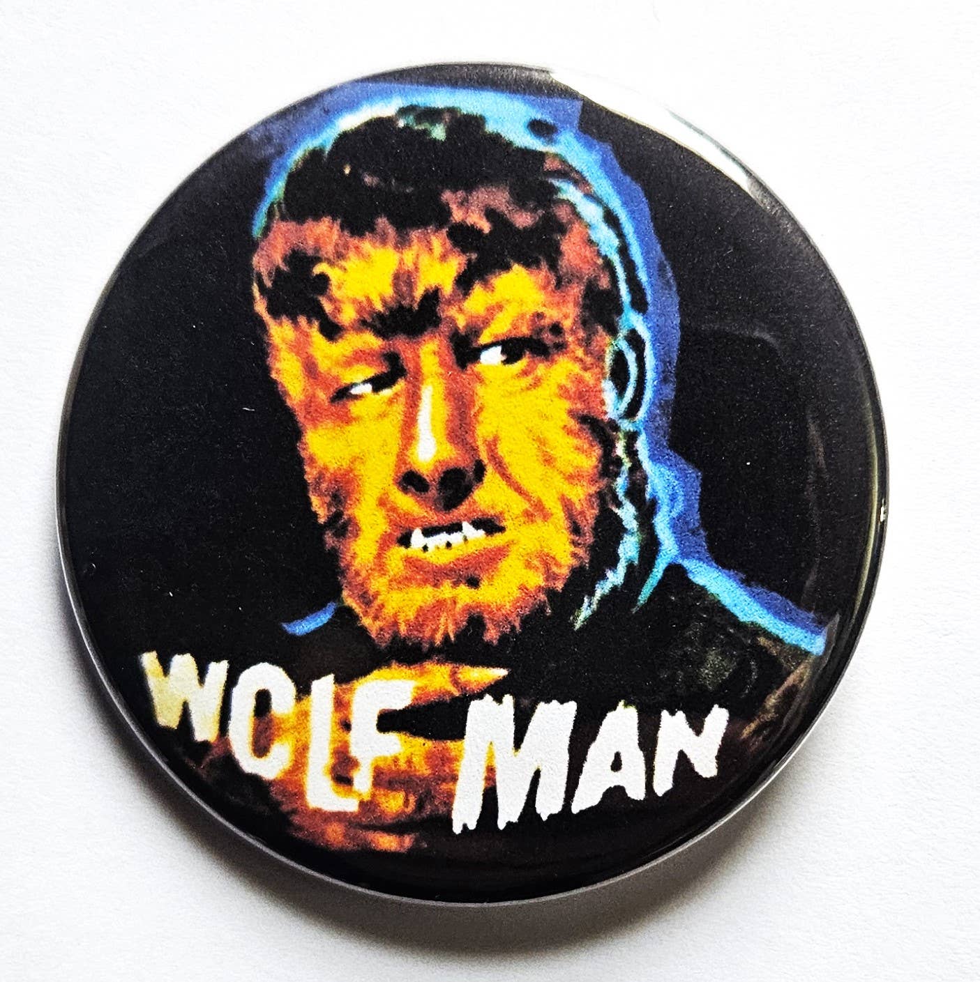 Vintage Horror Buttons Magnets & Bottle Openers. set 07: Dracula / 1.25" Small Button