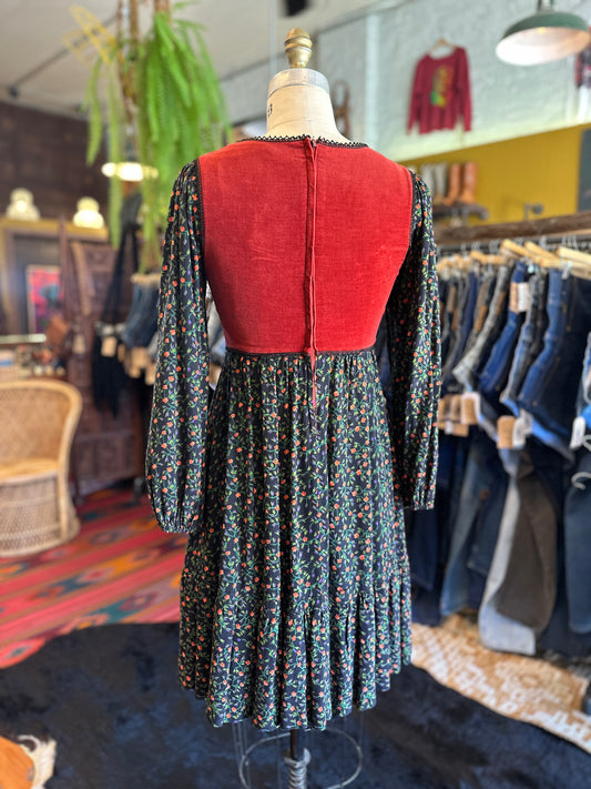 1970s Rags by Kressandra Dress