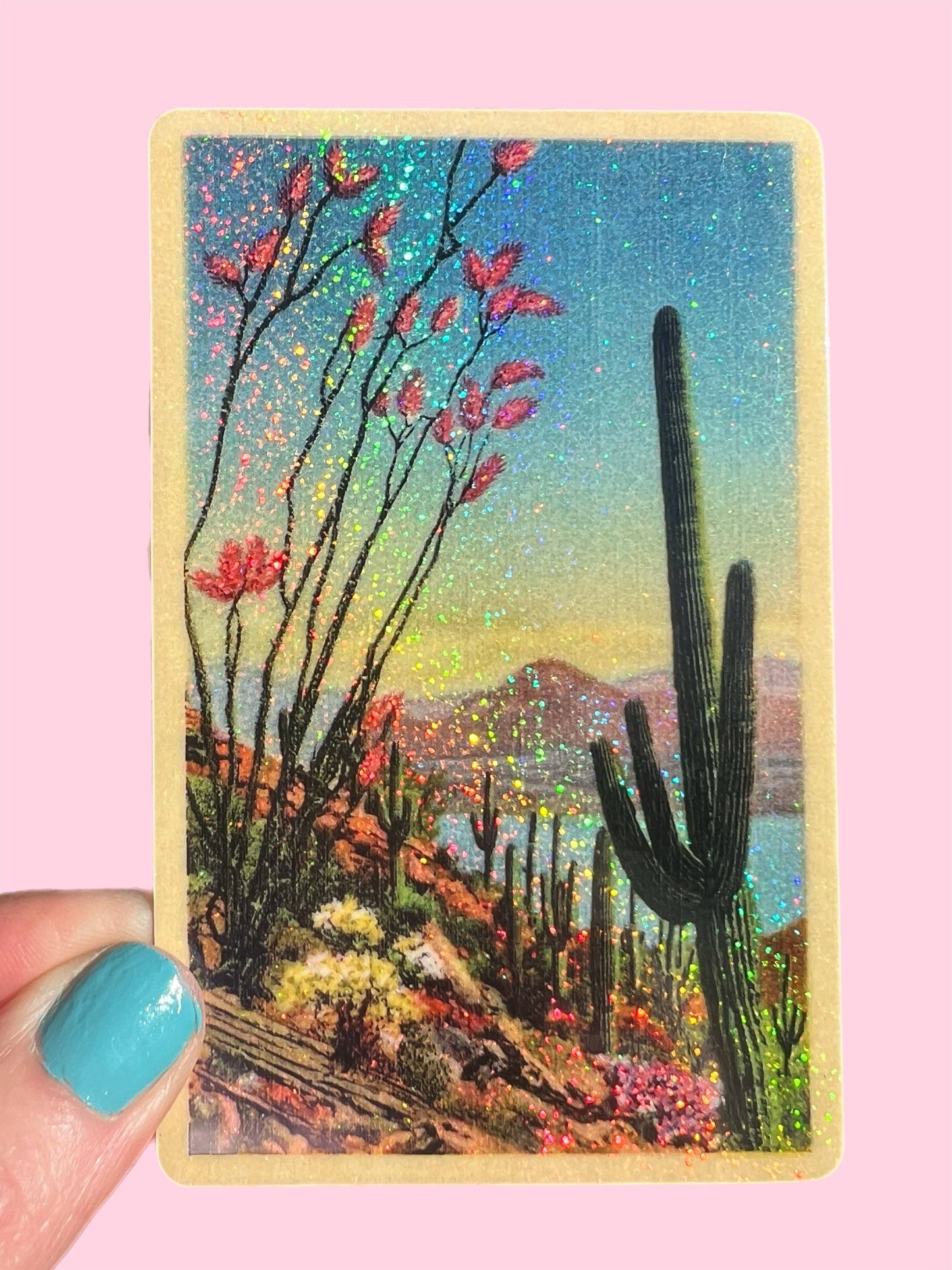 Desert Plants STICKER 4 Inch