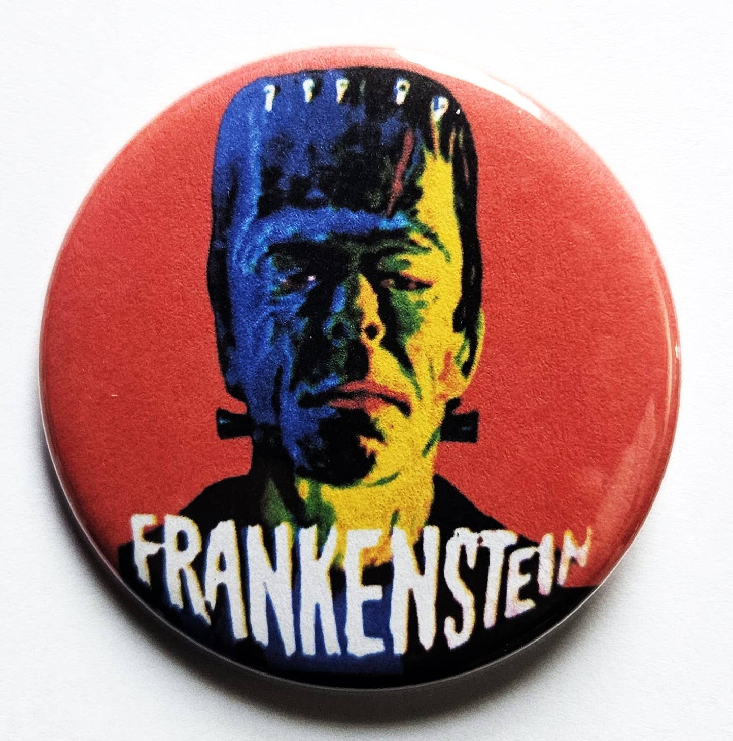 Vintage Horror Buttons Magnets & Bottle Openers. set 07: Dracula / 1.25" Small Button