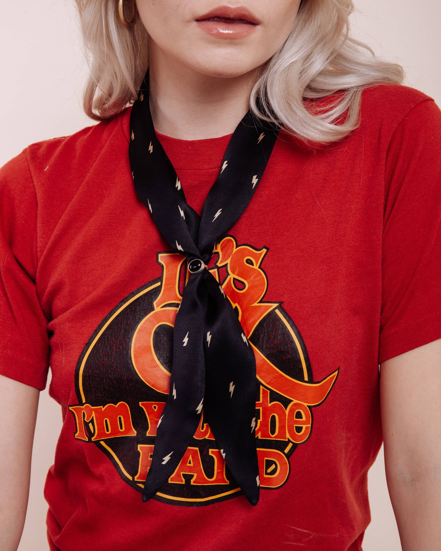 The Thunders Black Scarf Tie