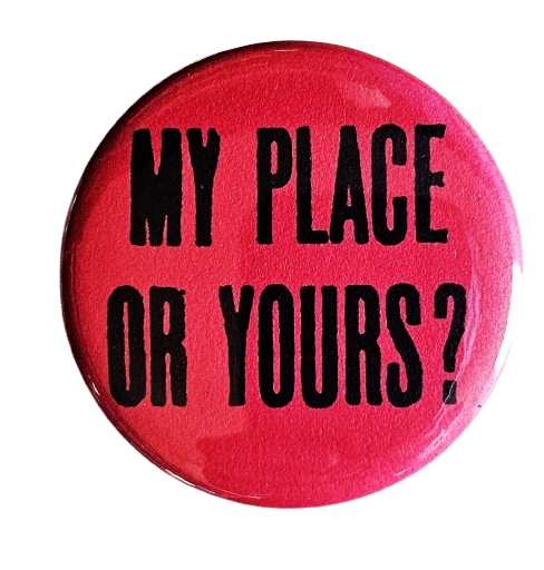 Vintage Reproduction Buttons Magnets & Bottle Openers Set 09: I Hate Everybody / 1.25" Small Button