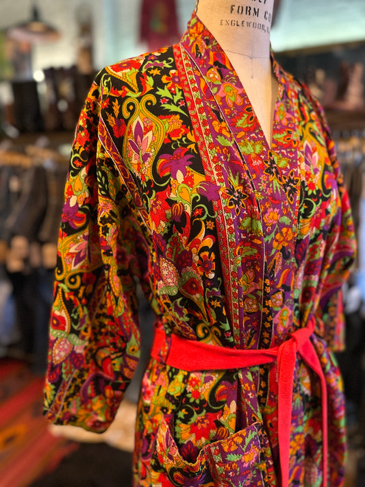 1960s Psychedelic Robe / Duster