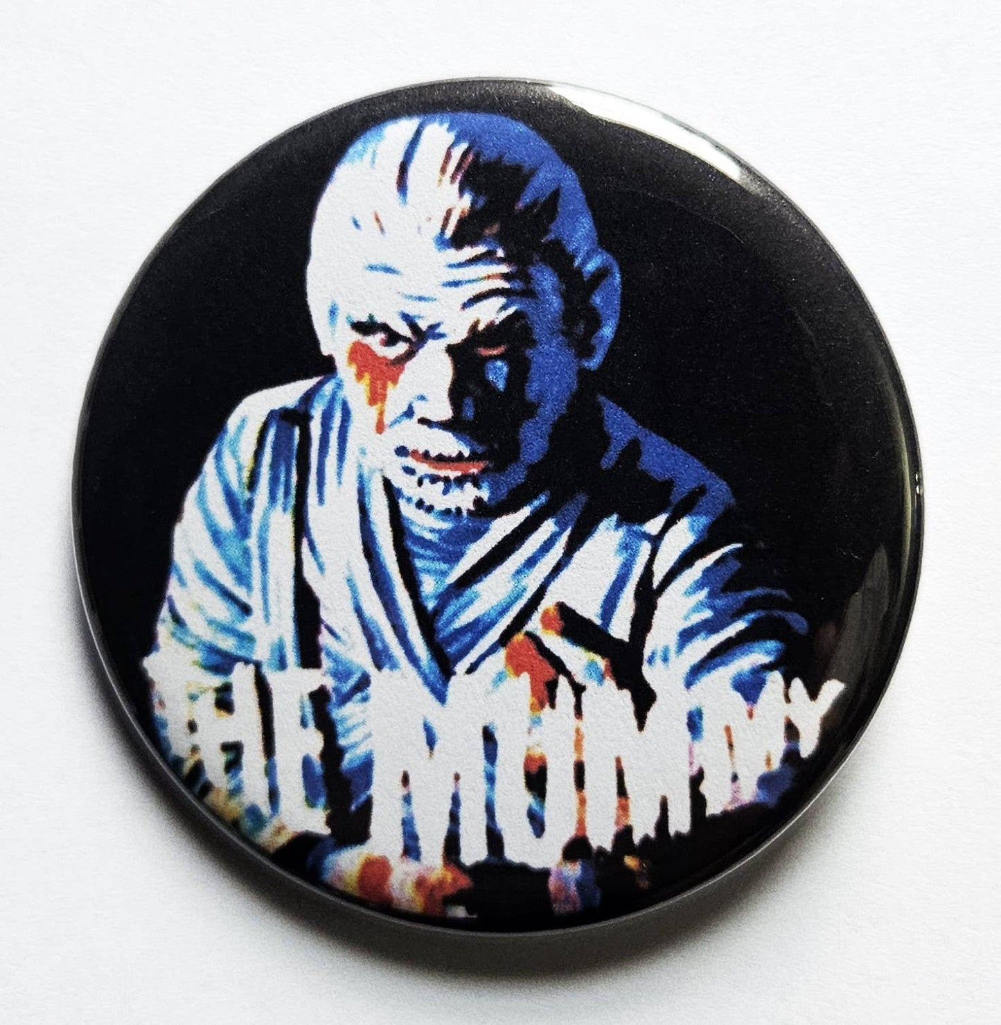 Vintage Horror Buttons Magnets & Bottle Openers. set 07: Dracula / 1.25" Small Button