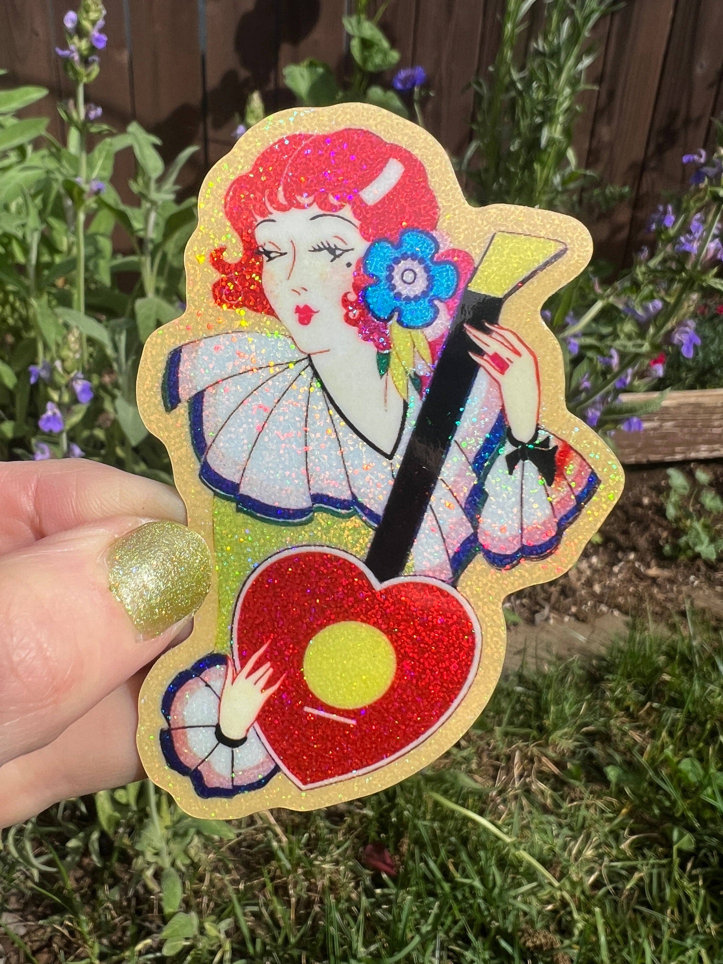 Ruby Guitar STICKER 3 Inch