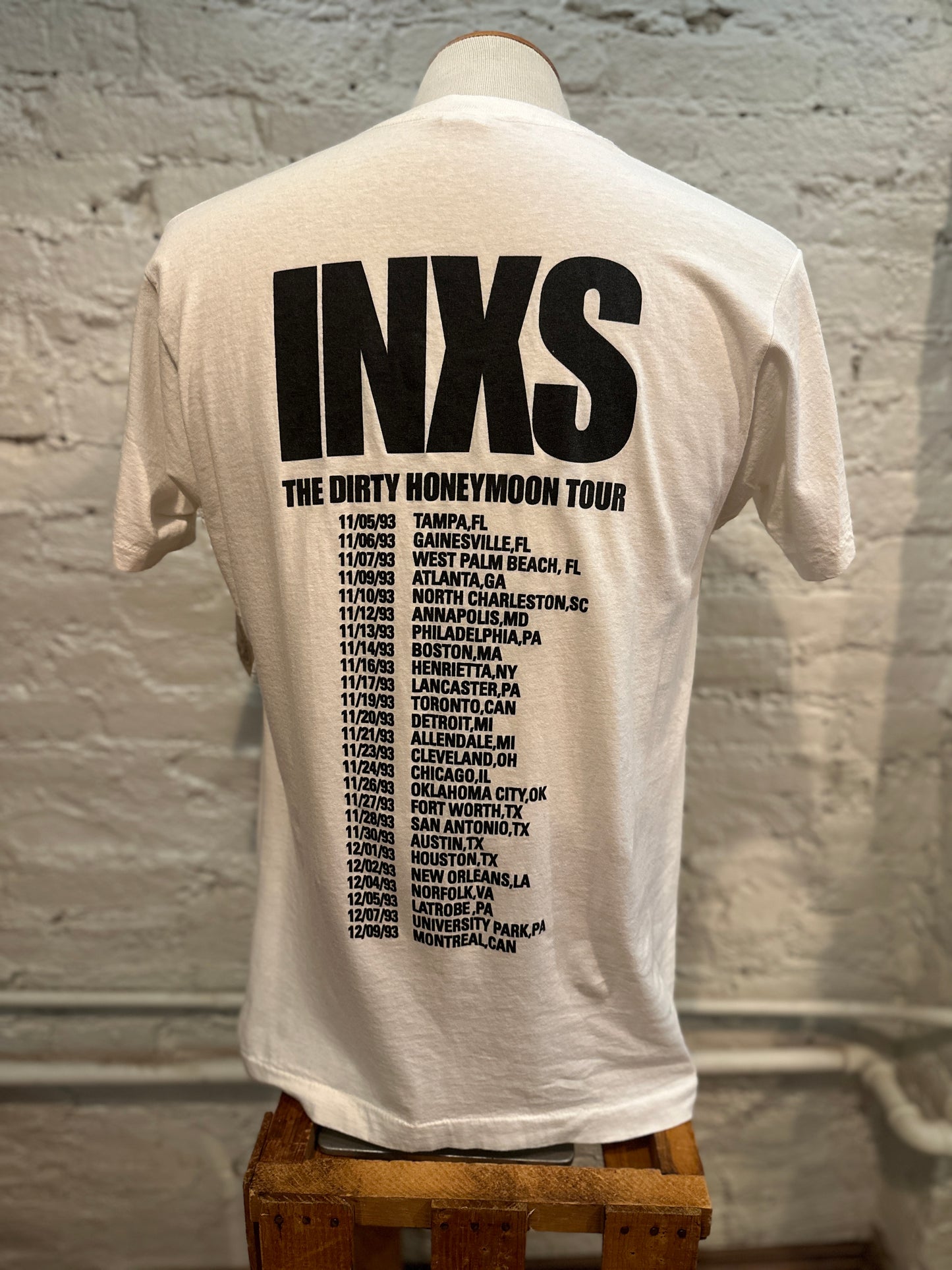 90s INXS tour tee