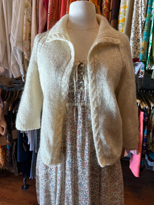 Cream Mohair Sweater