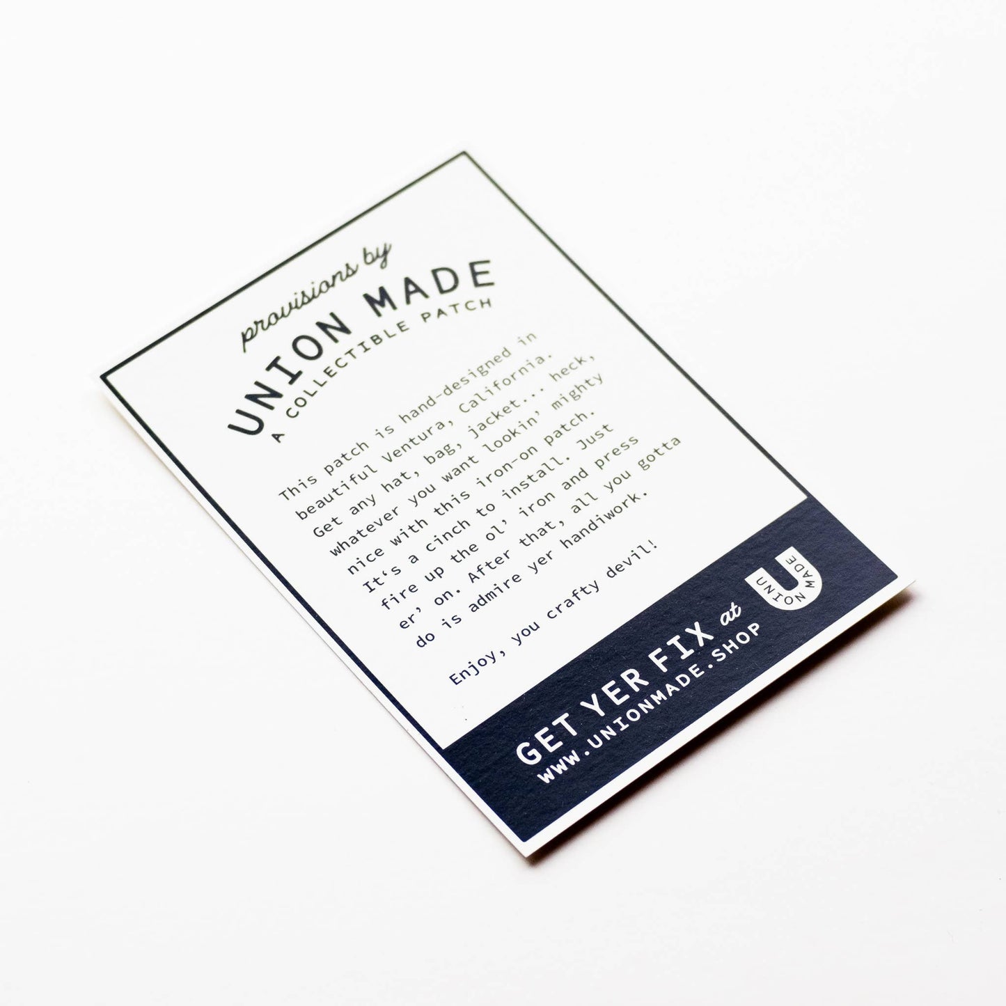 Support Your Local Farmers Embroidered Iron on Patch: Yes