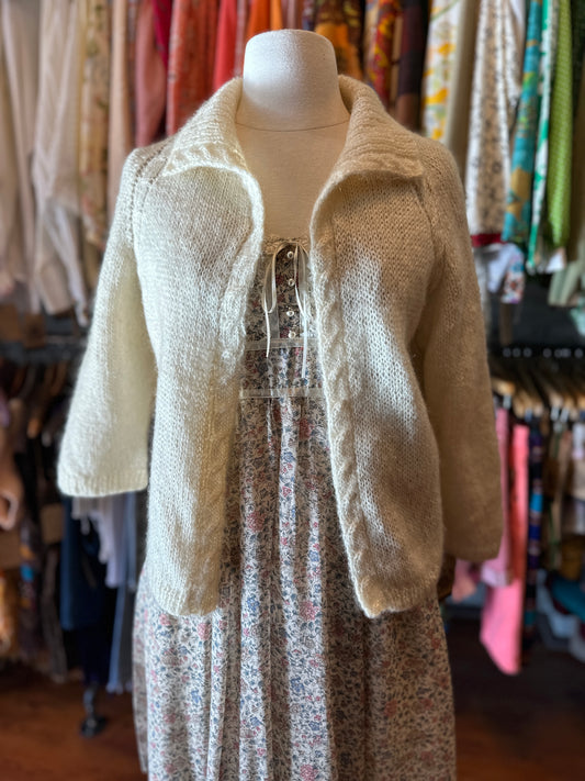Cream Mohair Sweater
