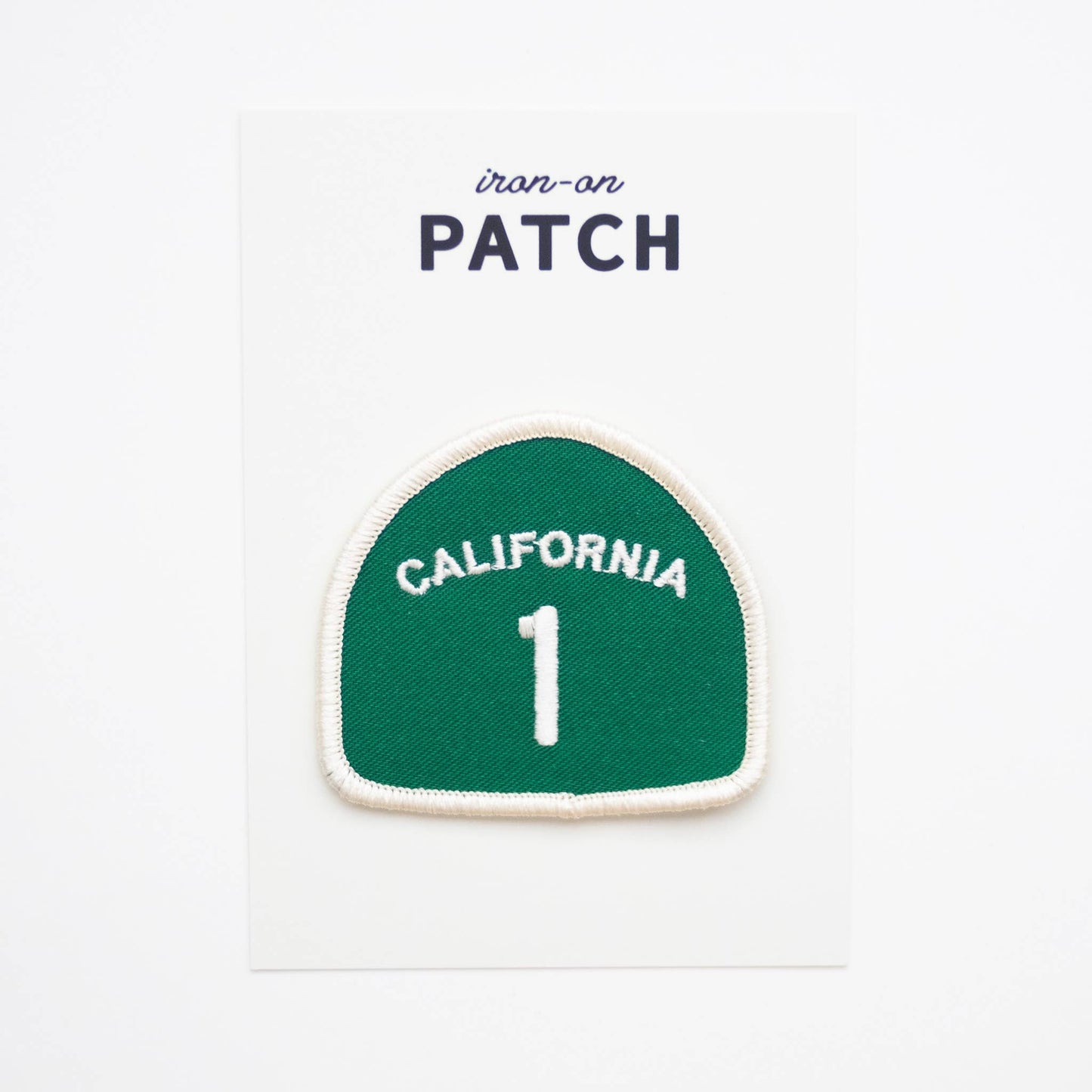 Califonria Pacific Coast Highway 1 Embroidered Iron on Patch: Yes