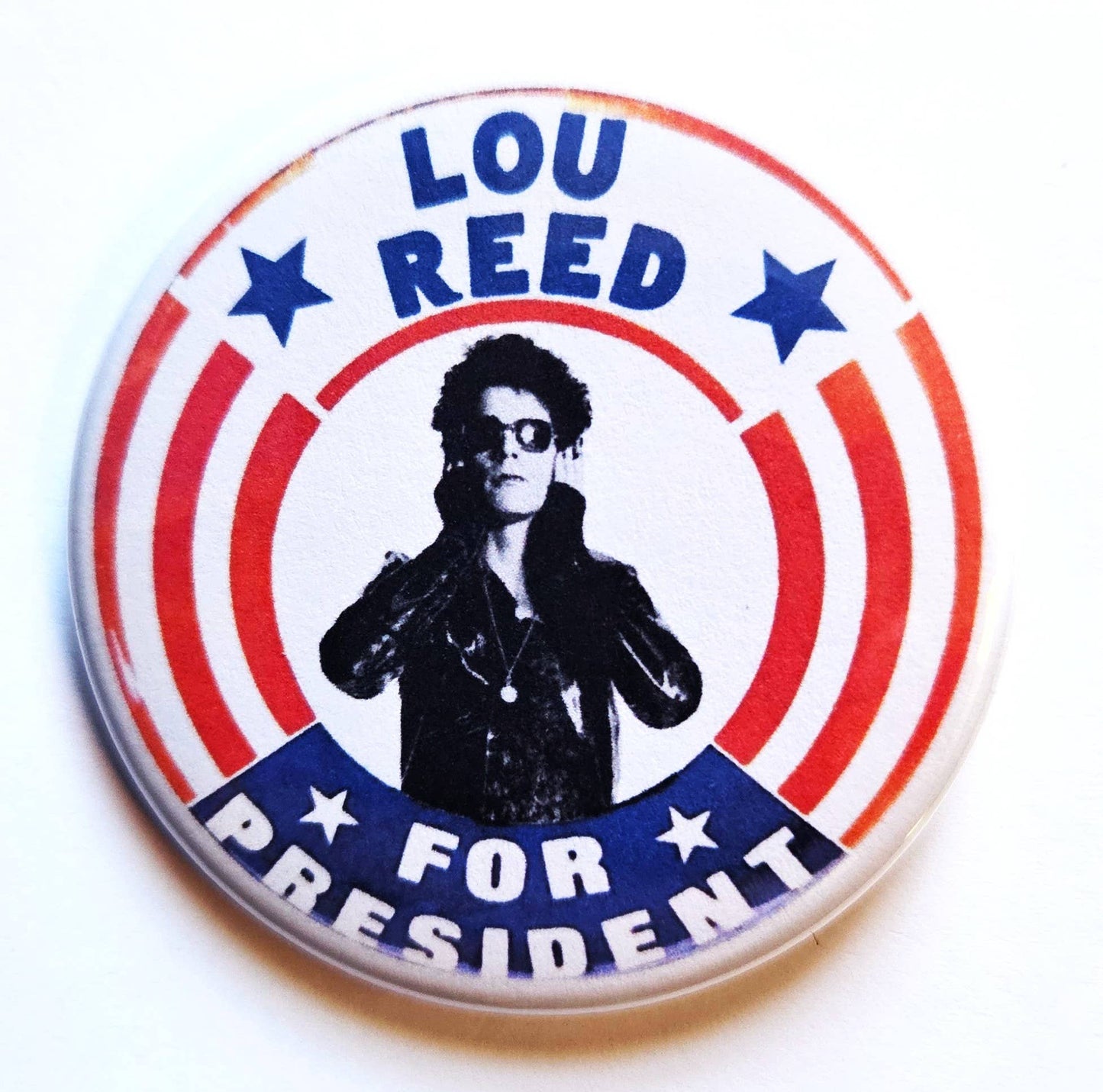 Rockers for President Buttons Magnets & Openers. Set 05: Lemmy Kilmister / 1.25" Small Button