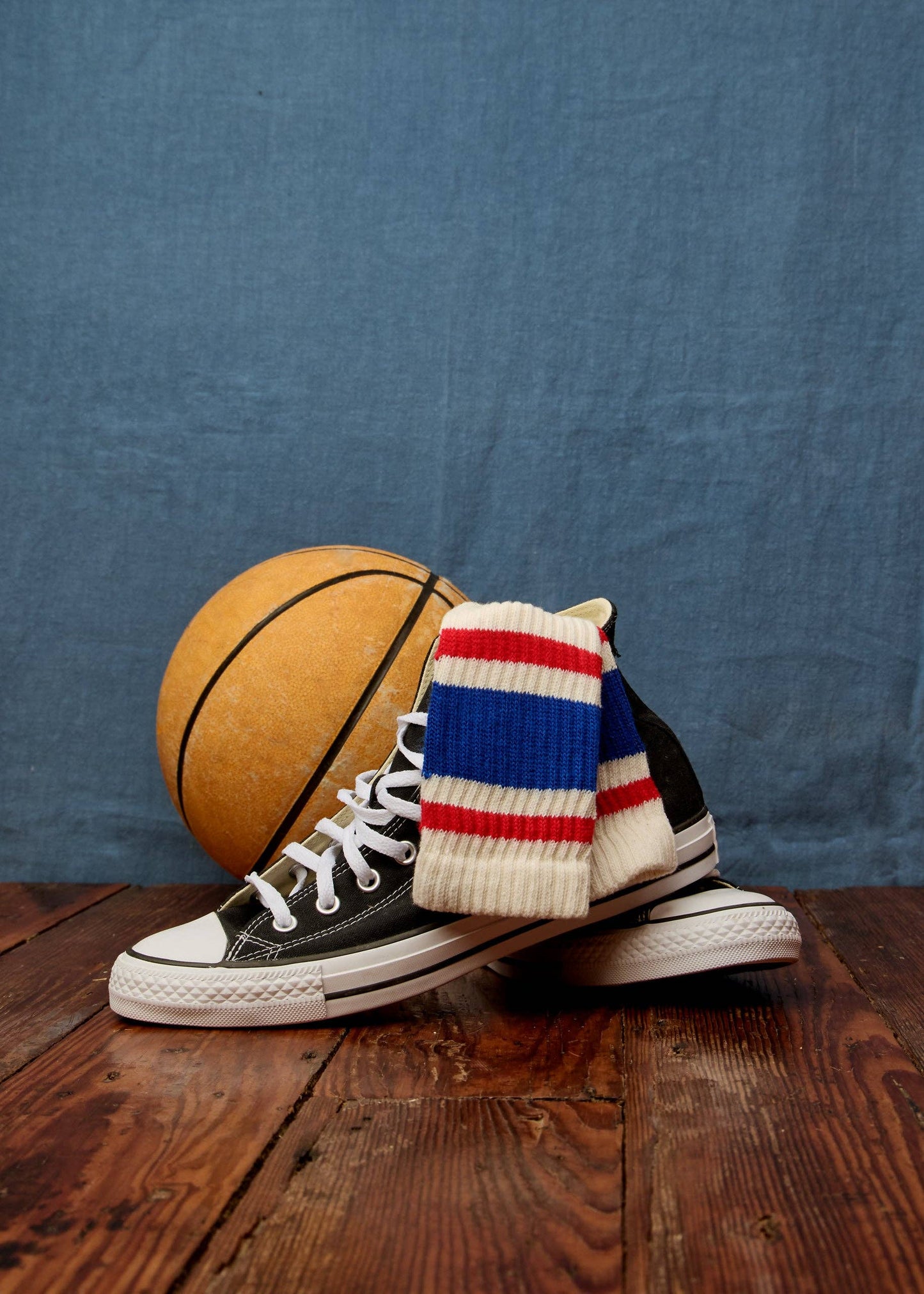 The Retro Stripe: Texas orange/gold / One Size