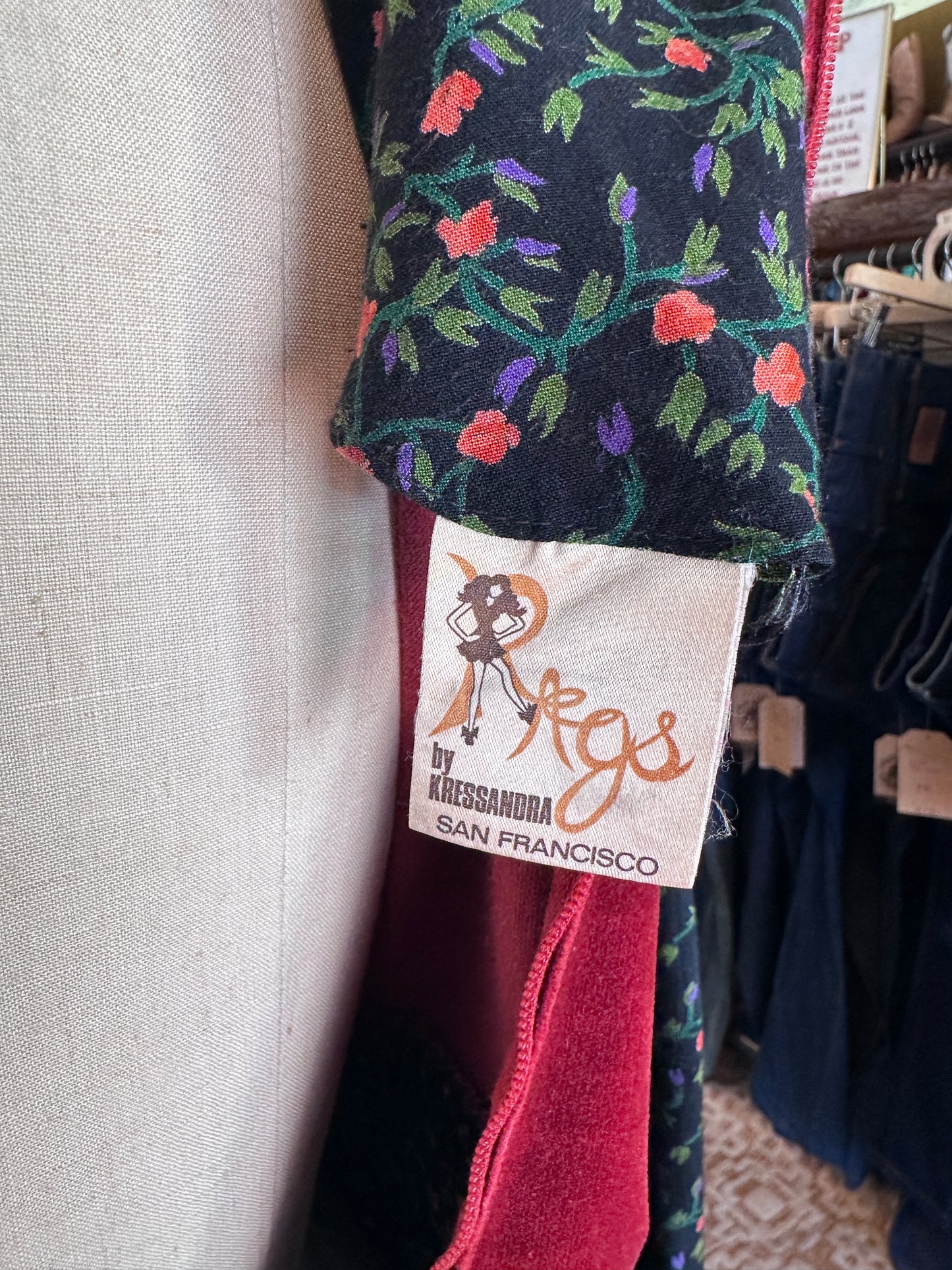 1970s Rags by Kressandra Dress