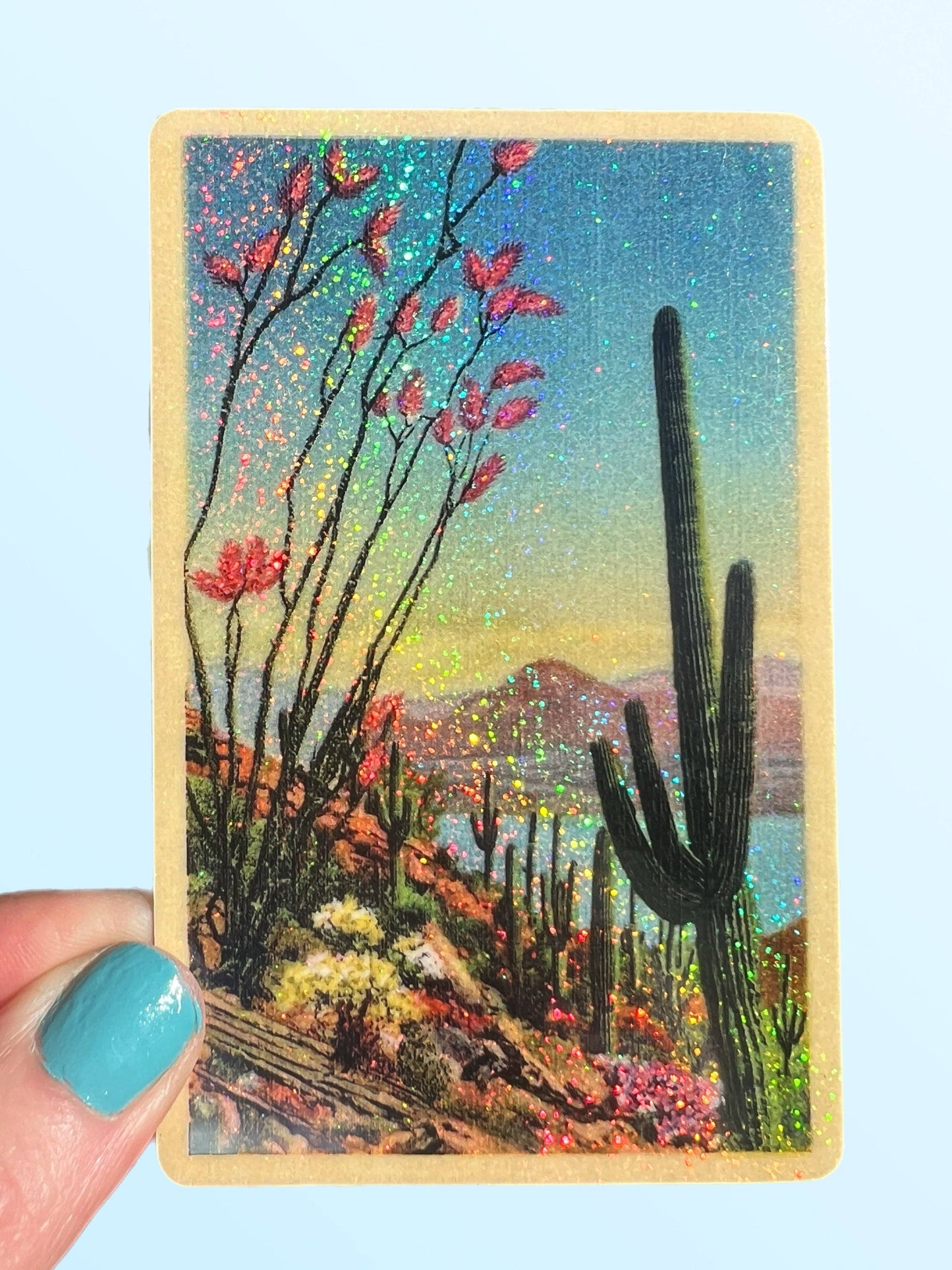 Desert Plants STICKER 4 Inch
