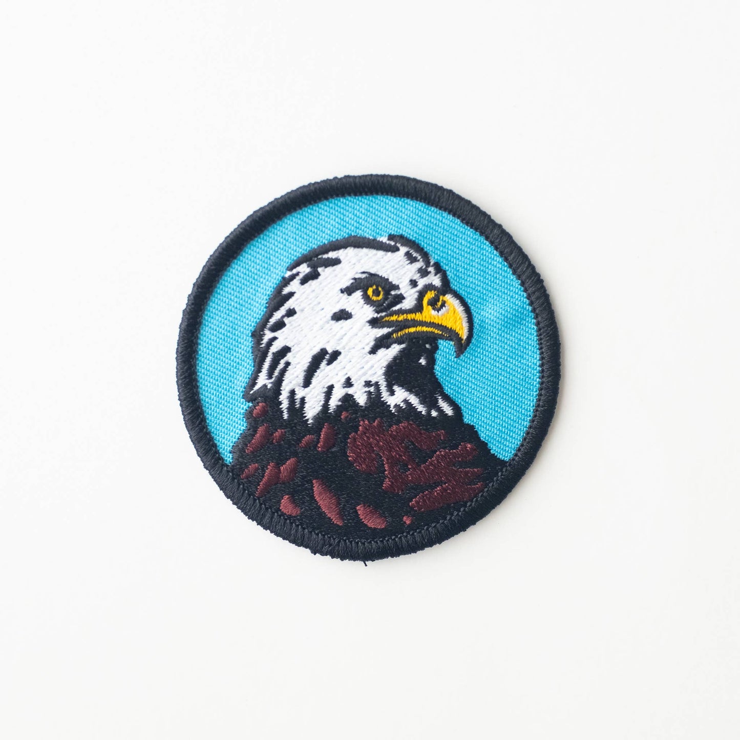 Freedom Eagle Embroidered Iron on Patch: Yes