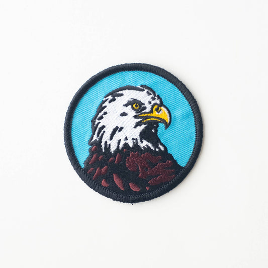Freedom Eagle Embroidered Iron on Patch: Yes
