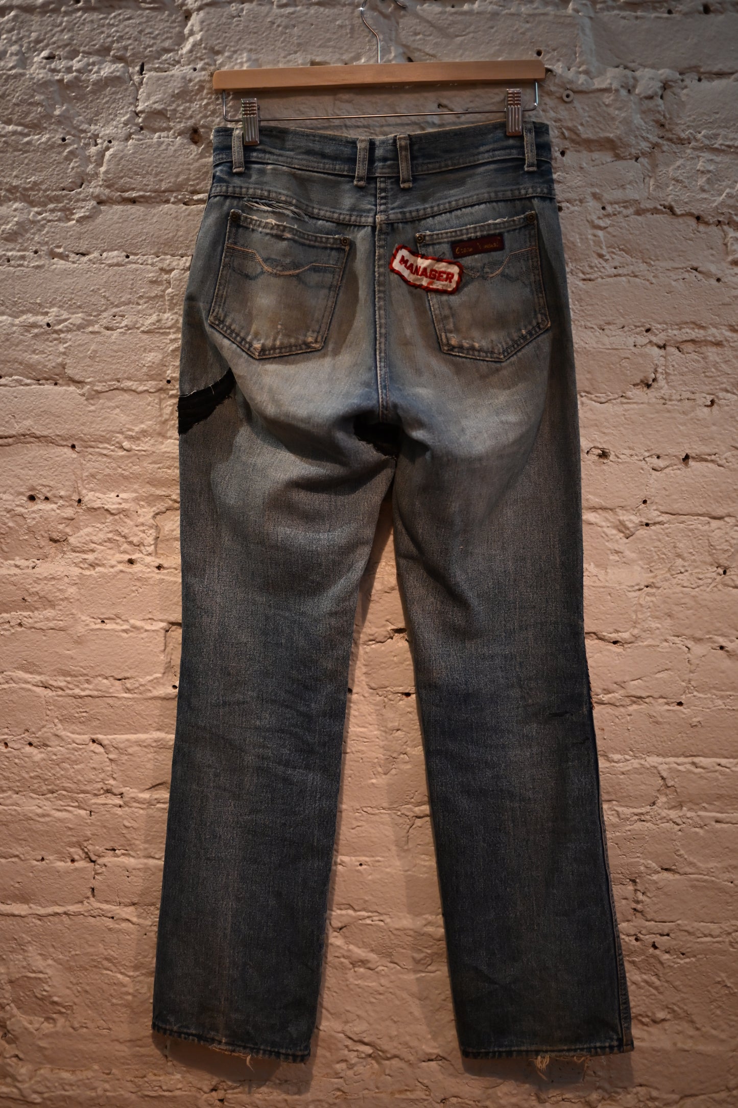 1970s Patchwork Jeans