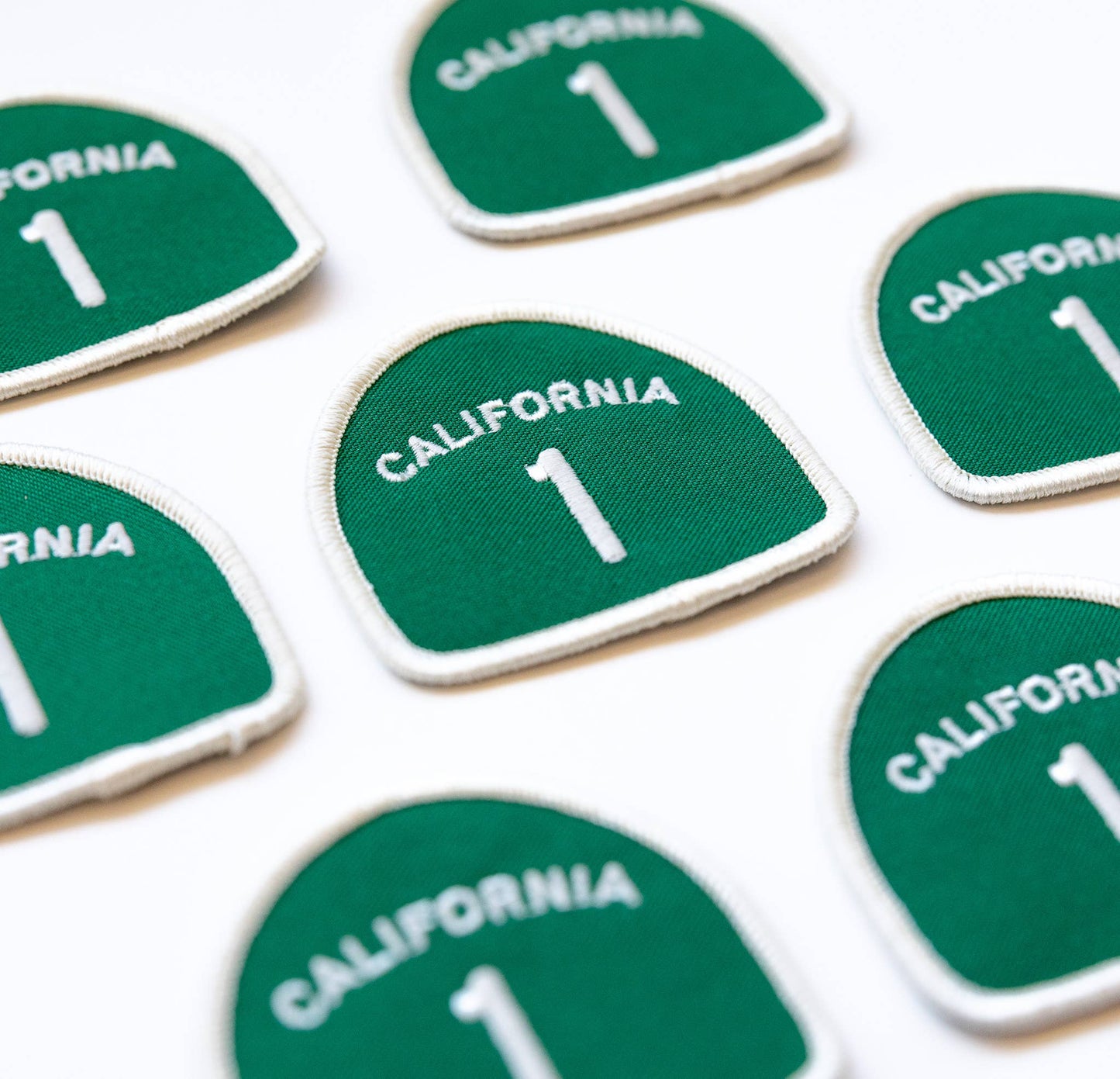 Califonria Pacific Coast Highway 1 Embroidered Iron on Patch: Yes