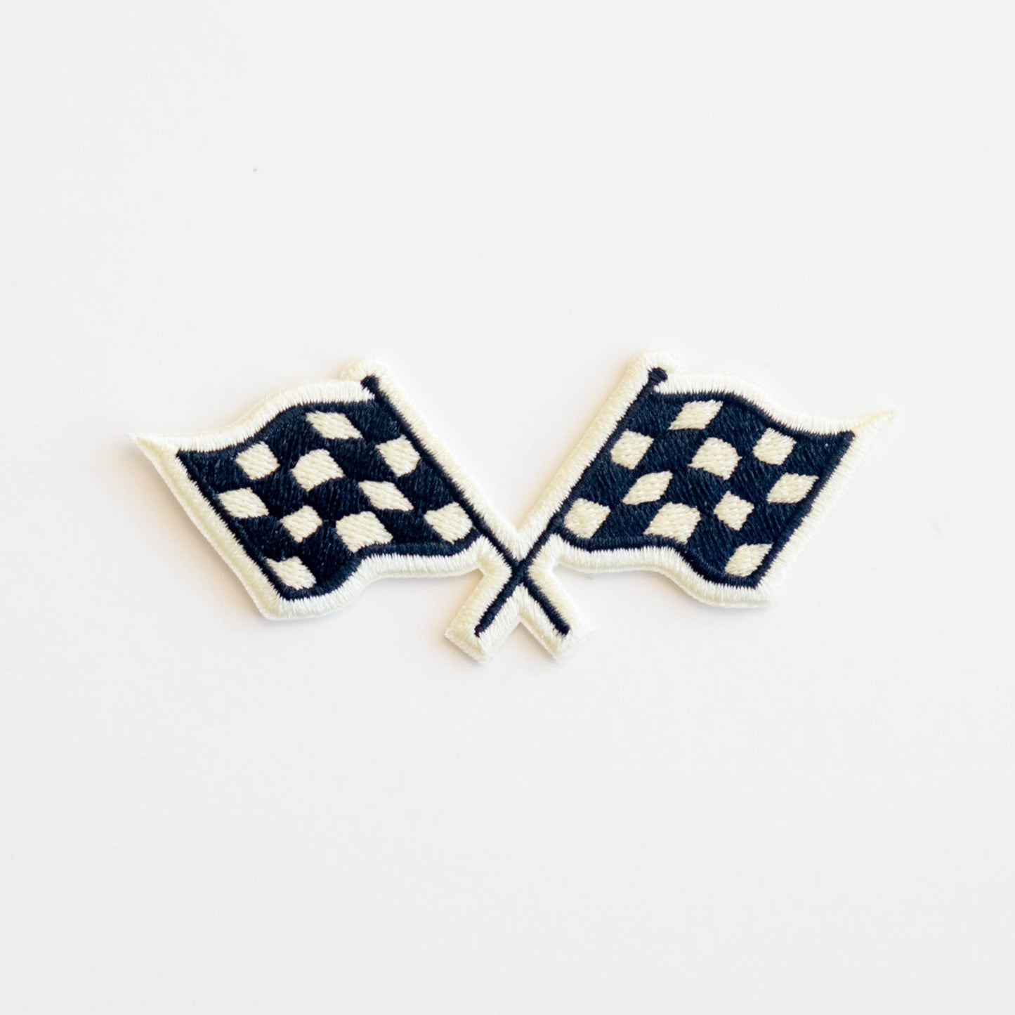 Racing Flags Embroidered Iron on Patch: Yes