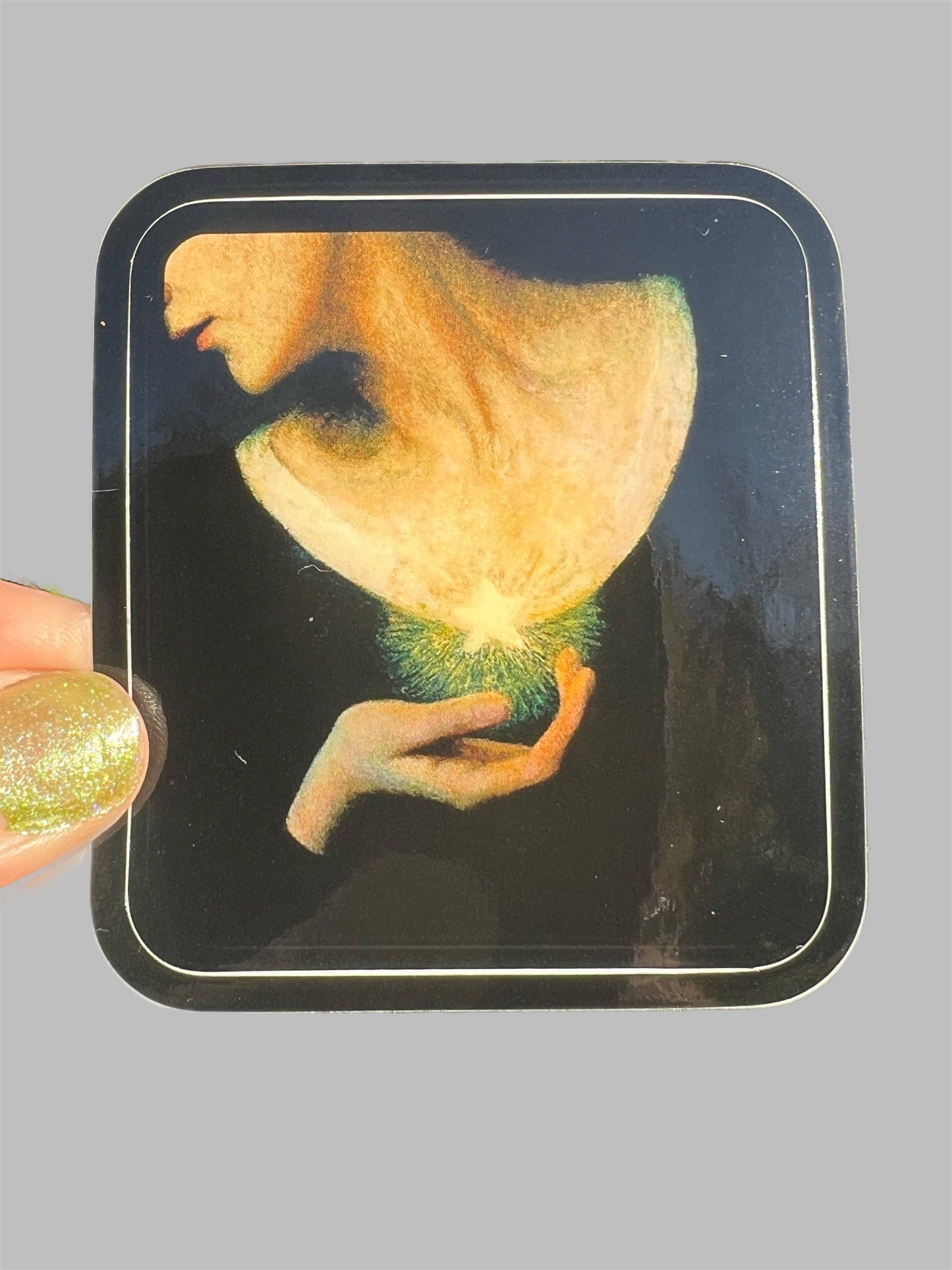 Glowing Star 3 Inch Sticker