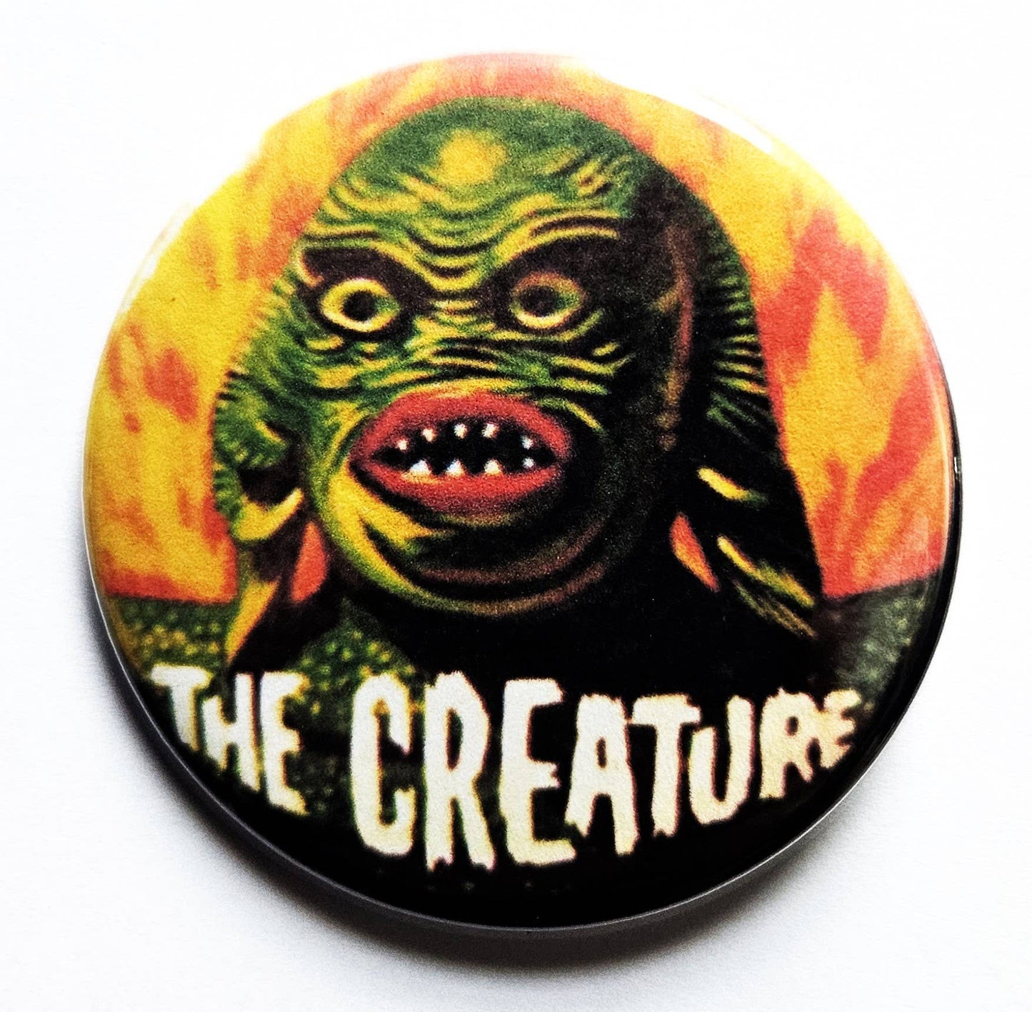Vintage Horror Buttons Magnets & Bottle Openers. set 07: Dracula / 1.25" Small Button