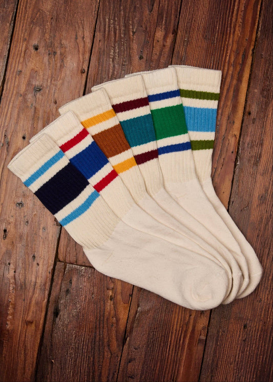 The Retro Stripe: Navy/col. blue / One Size