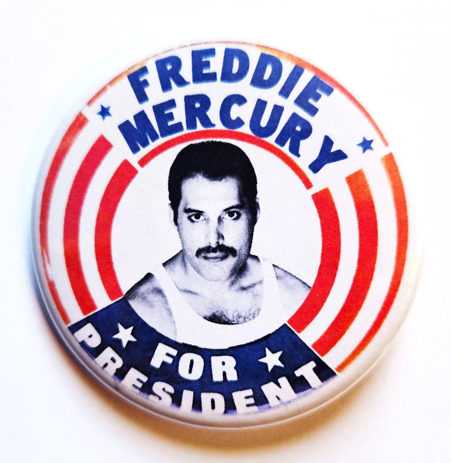 Rockers for President Buttons Magnets & Openers. Set 05: Lemmy Kilmister / 1.25" Small Button