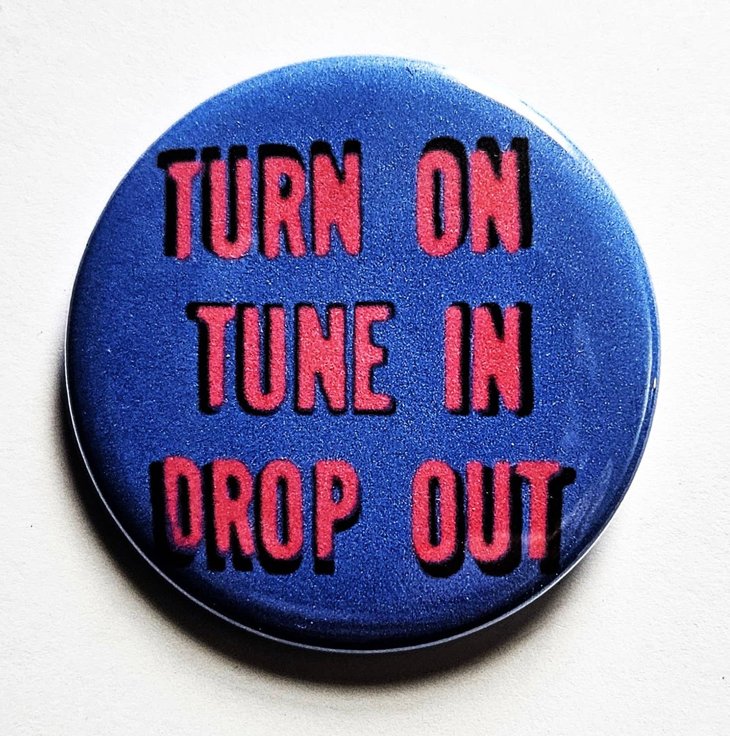 Vintage Reproduction Buttons Magnets & Bottle Openers Set 12: Im Stoned / 1.25" Small Button
