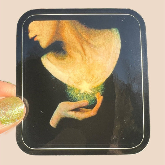 Glowing Star 3 Inch Sticker