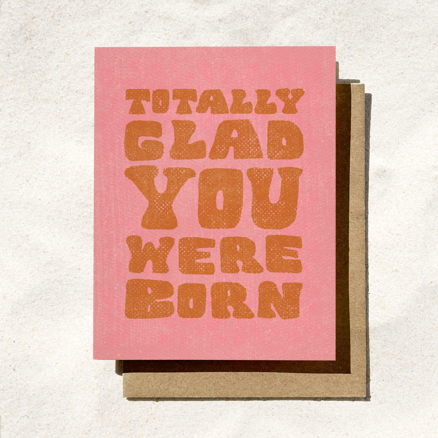 Totally Glad You Were Born | Fall Birthday Card | Cute Birthday Card