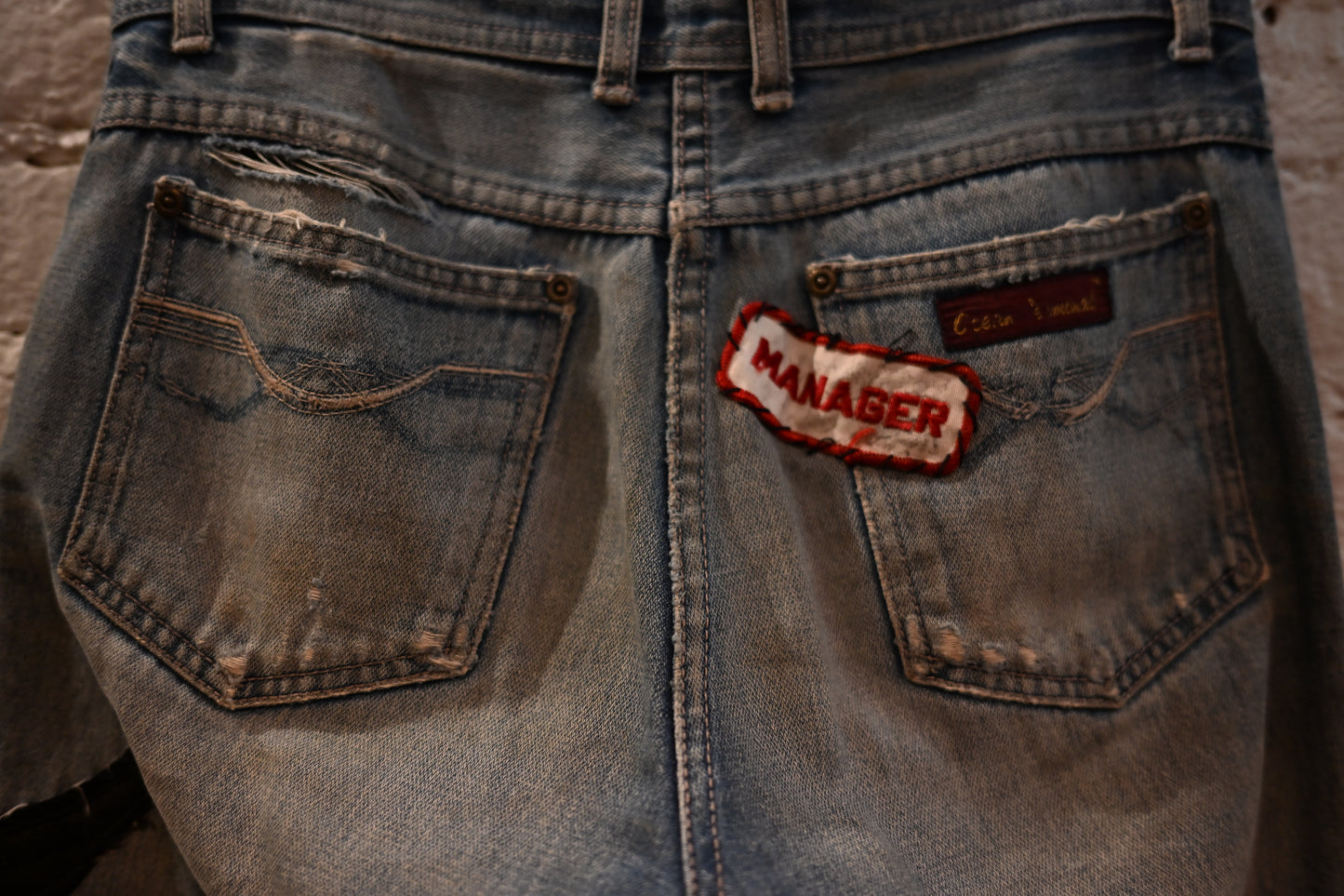 1970s Patchwork Jeans