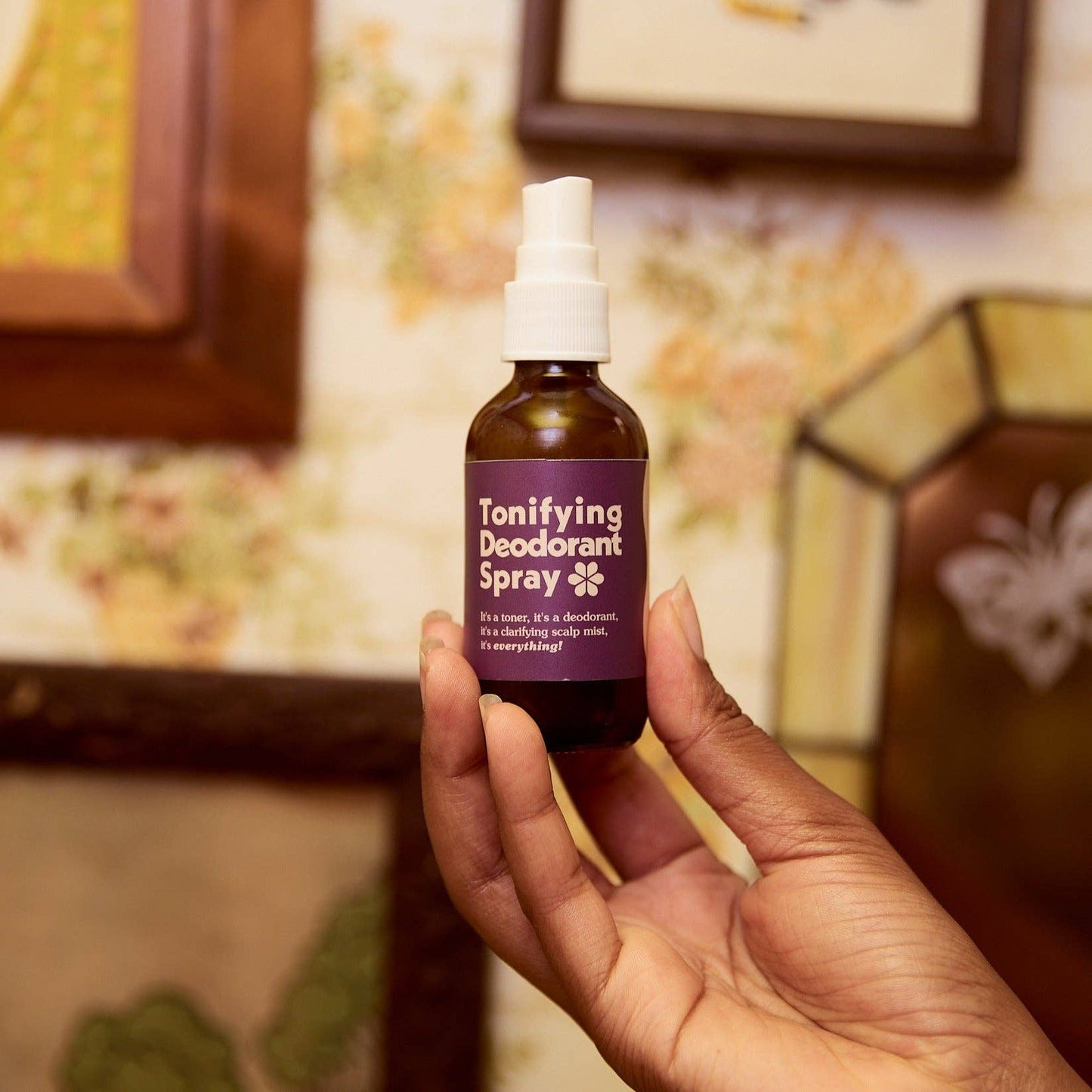 Tonifying Deodorant Spray– AHA BHA Natural Deodorant: 2 oz