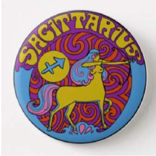 Sagittarius Button