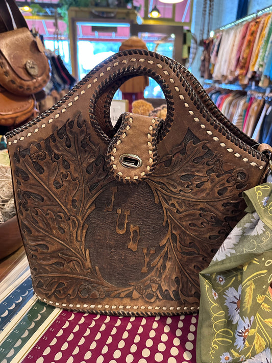 Judy Leather Tooled Purse