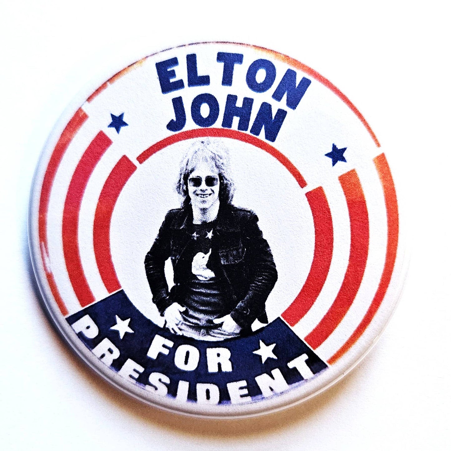 Rockers for President Buttons Magnets & Openers. Set 05: Lemmy Kilmister / 1.25" Small Button