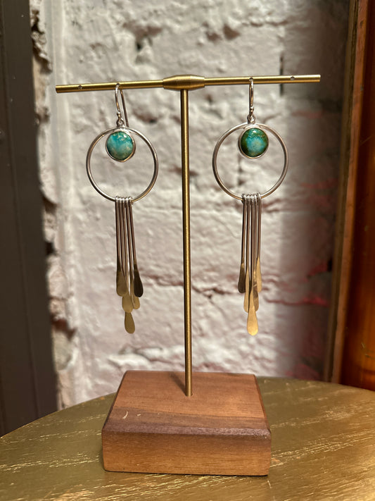 JLynn Studios Turquoise Free Flow Earrings