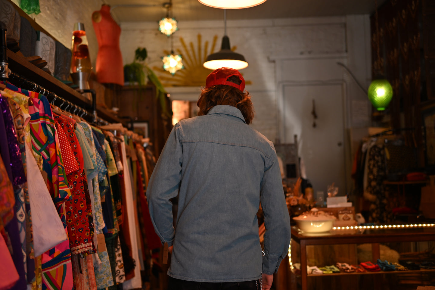 1970s Denim Snap Shirt