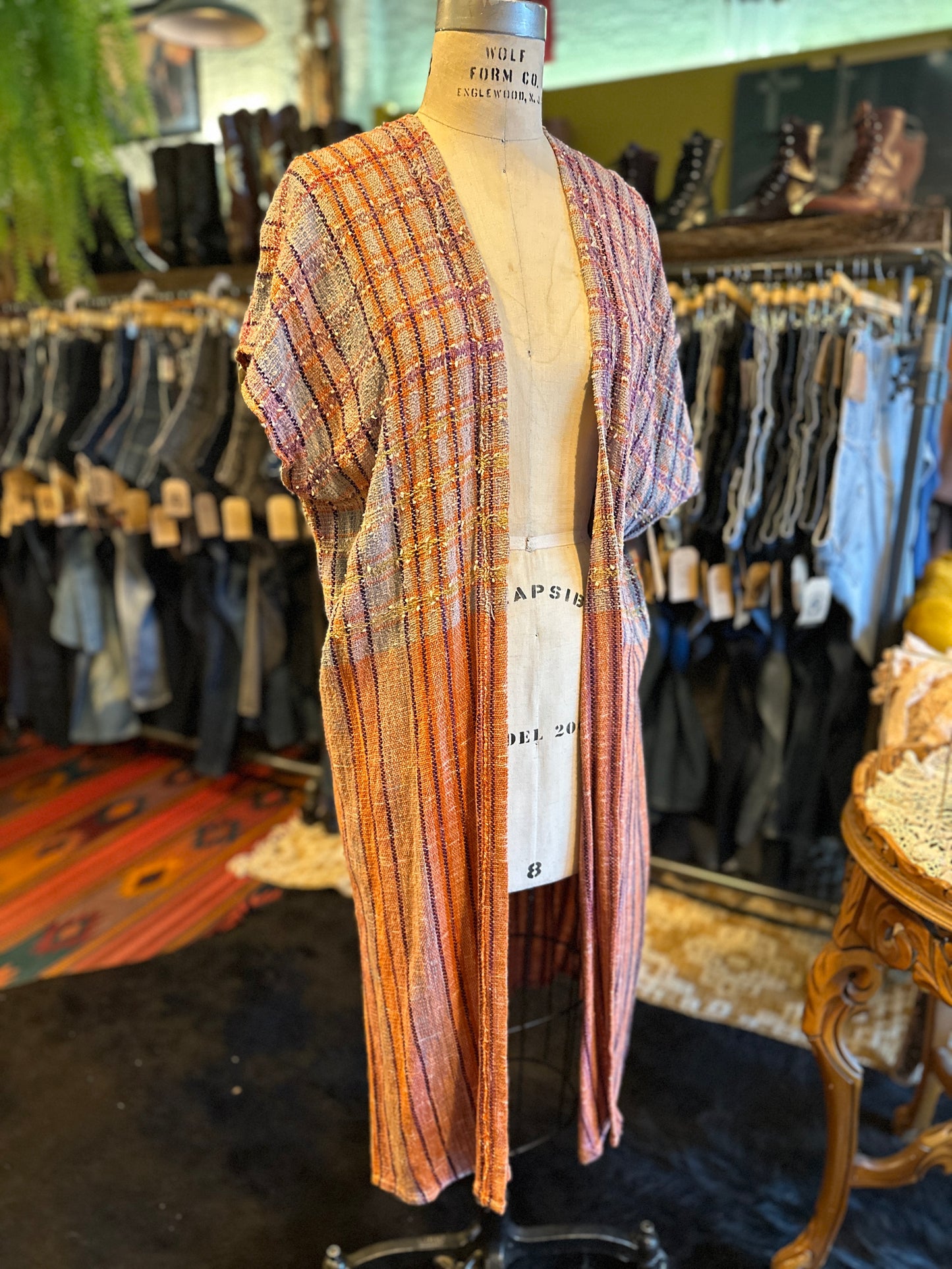1970s Peggy Kondo handmade duster