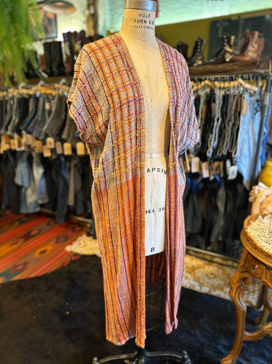 1970s Peggy Kondo handmade duster