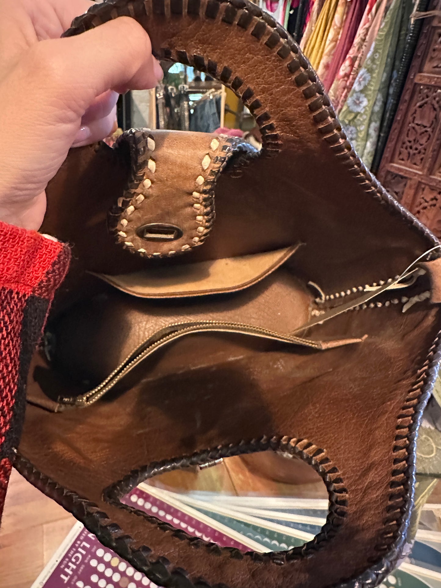 Judy Leather Tooled Purse