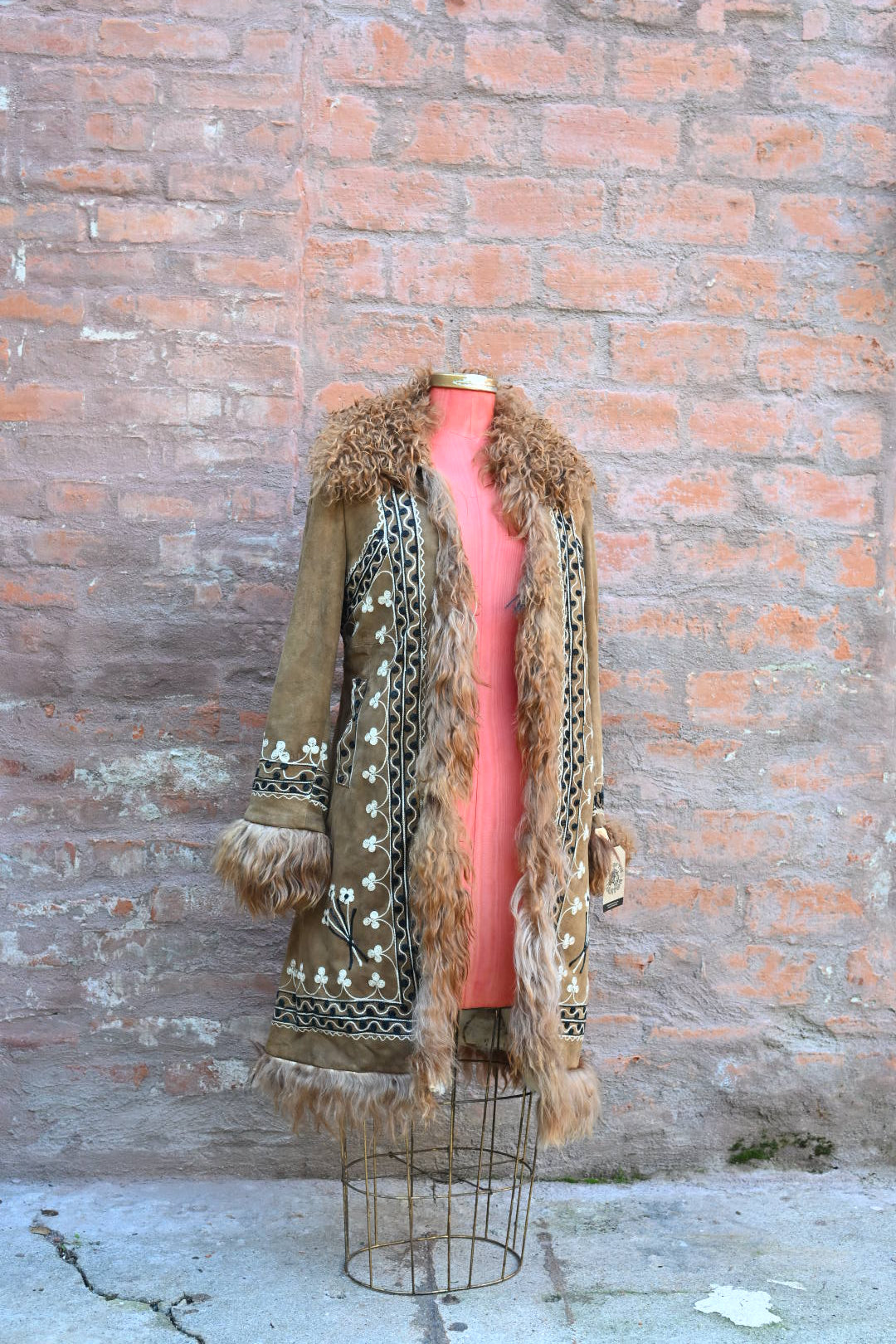 1960s Curly Lamb Afghan Jacket