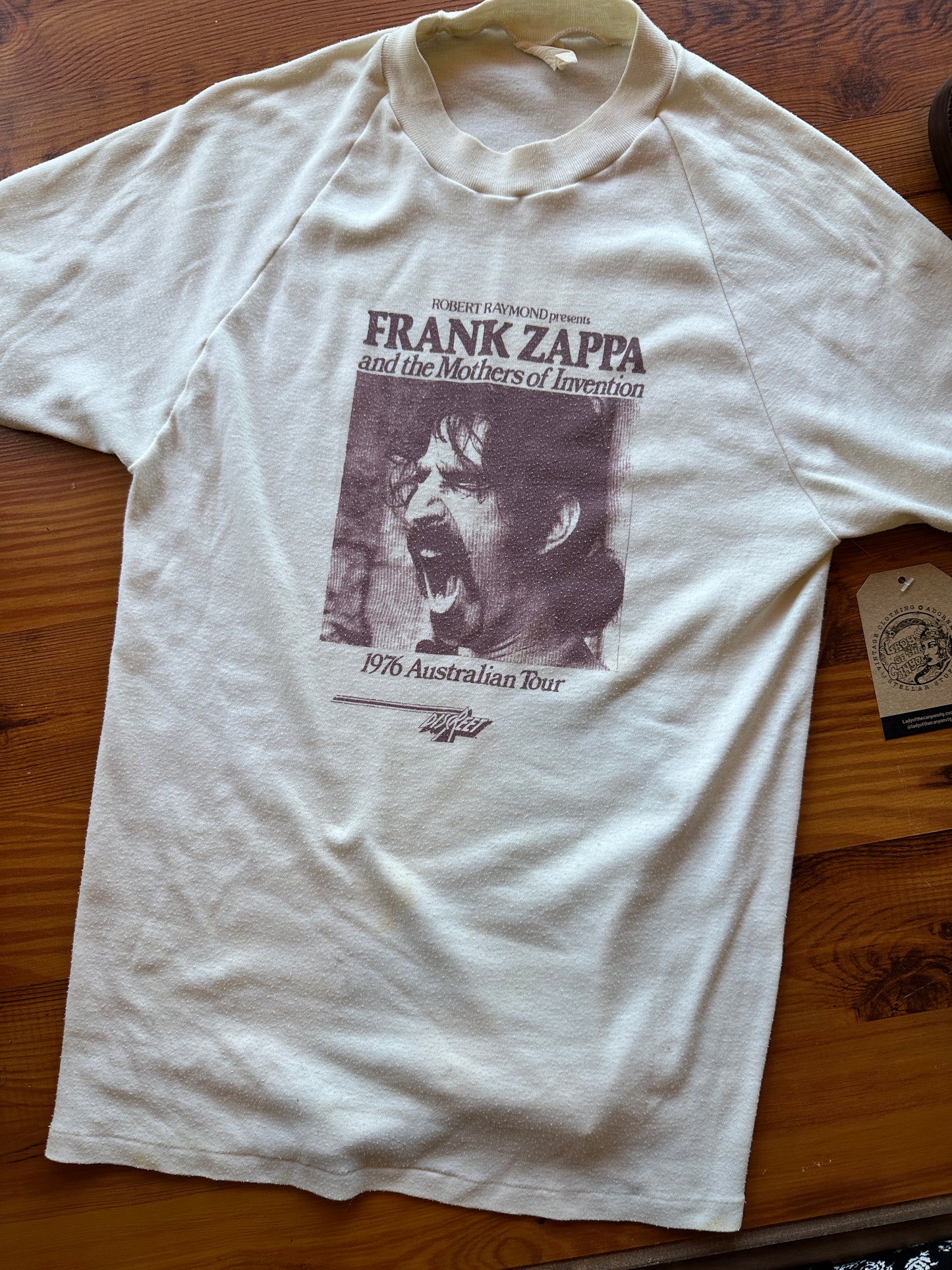 Frank Zappa - Mothers of Invention Tee 1976 Australian Tour