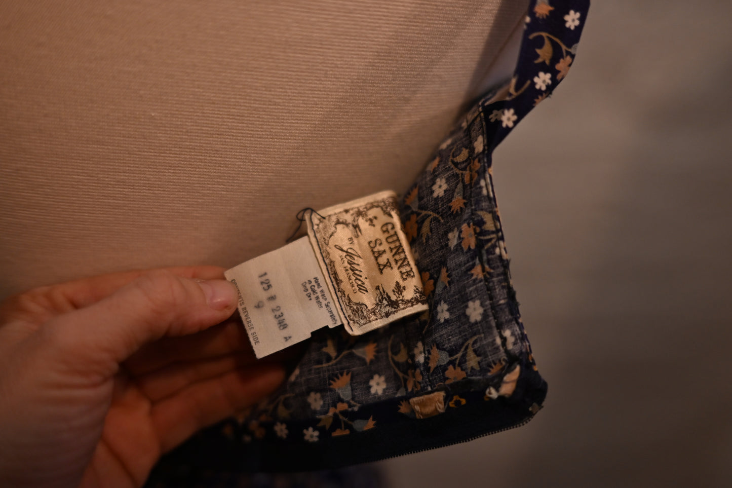 Gunne Sax Peplum Maxi Dress